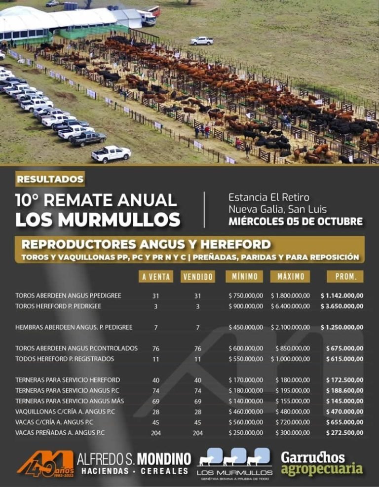 Resultados: Los Murmullos – 05 de Octubre