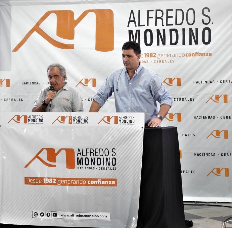 CON 9.500 CABEZAS OFRECIDAS Y VENDIDAS, MONDINO LOGRÓ MUY BUENOS VALORES EN EL REMATE DE LA PAMPA HÚMEDA
