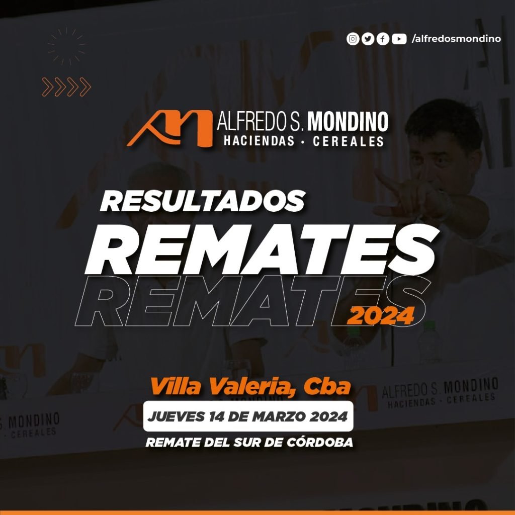 Resultados Remate 14 de Marzo