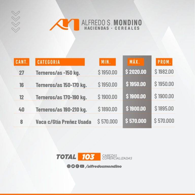 Resultados Olavarria-06 de mayo.