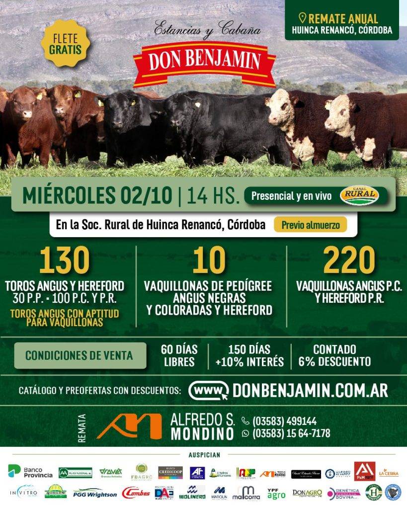 Remate Anual Don Benjamín
