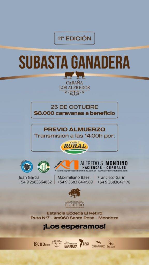 Subasta Ganadera-Cabaña Los Alfredos
