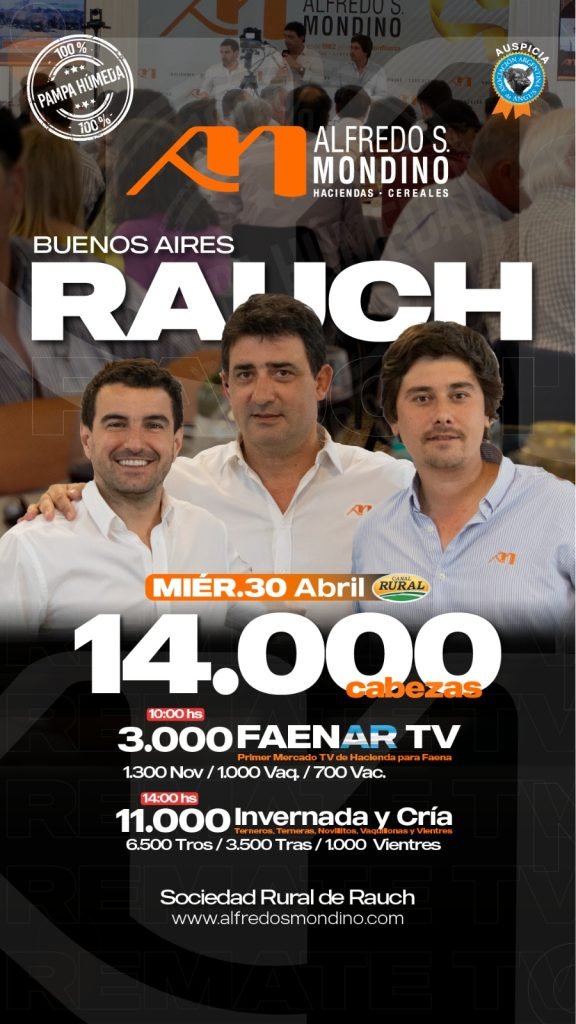 Remate Televisado- Pampa Húmeda- RAUCH
