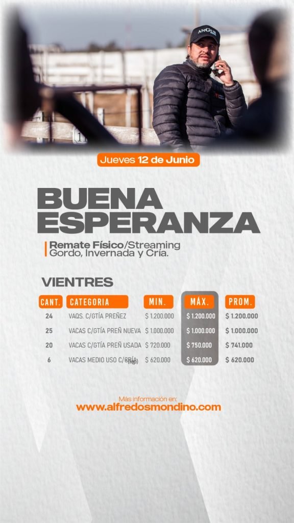 Resultado Buena Esperanza- Vientres