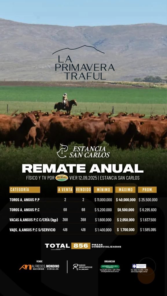 Resultado Remate Anual LA PRIMAVERA TRAFUL