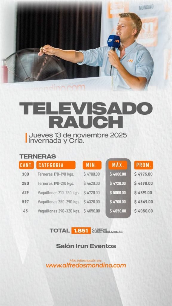 Resultado Hembras- Remate Rauch