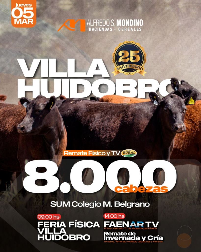 Remate Televisado- VILLA HUIDOBRO