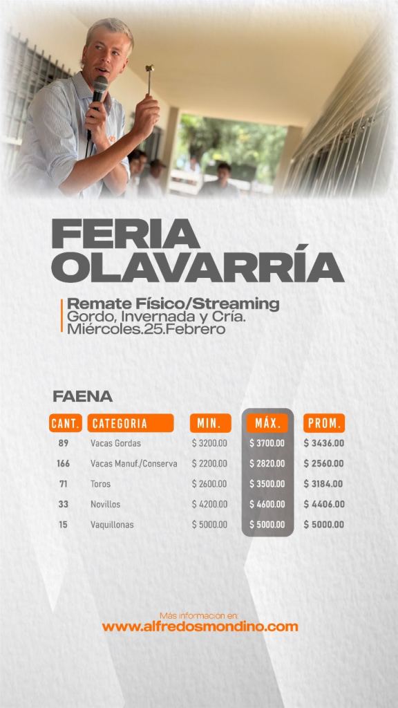 Resultado Faena-Feria de Olavarría