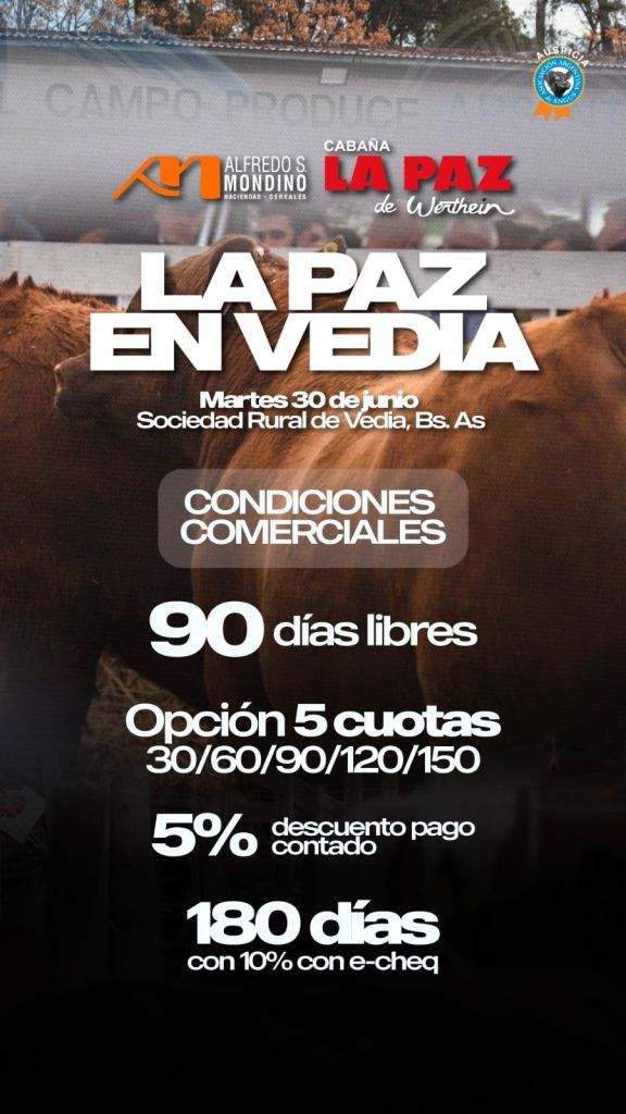 4to Remate Anual – La Paz en Vedia