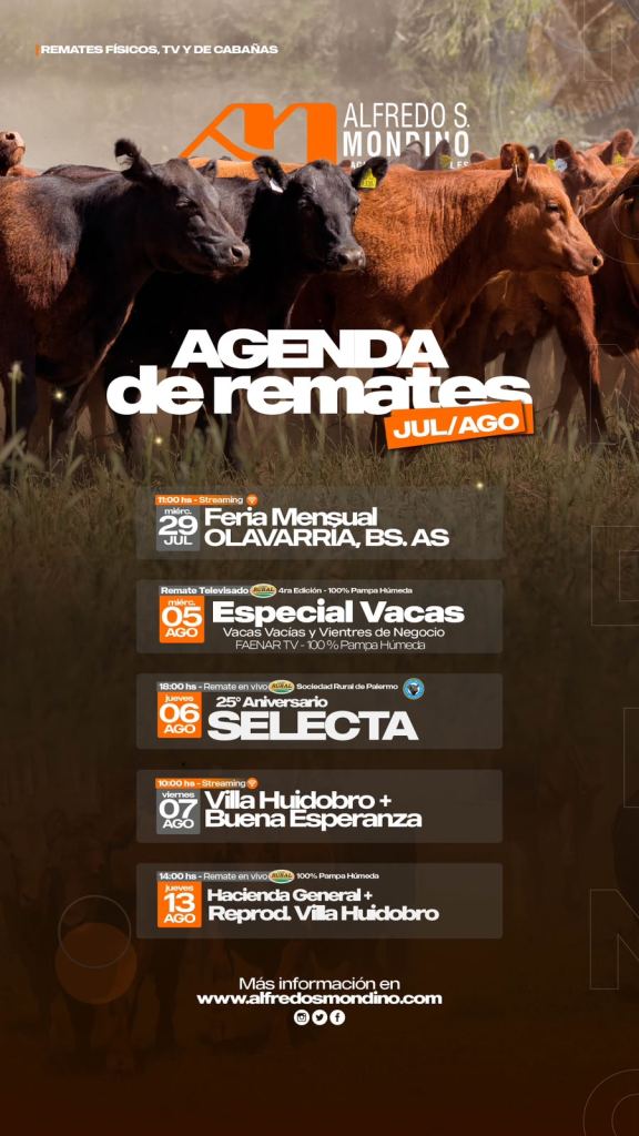 Agenda julio-agosto