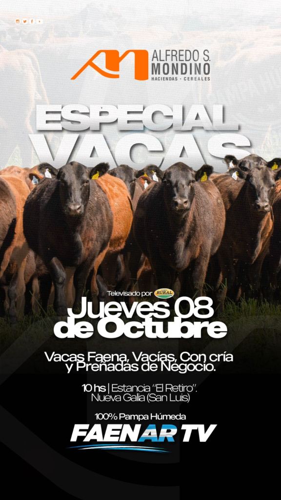 Quinto Remate Especial de Vacas